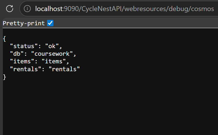 CycleNest API screenshot 4